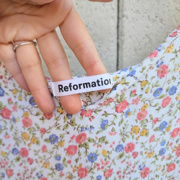 Reformation | Crimini Slip Dress In Ronan Floral Size 6 - Picture 6 of 12